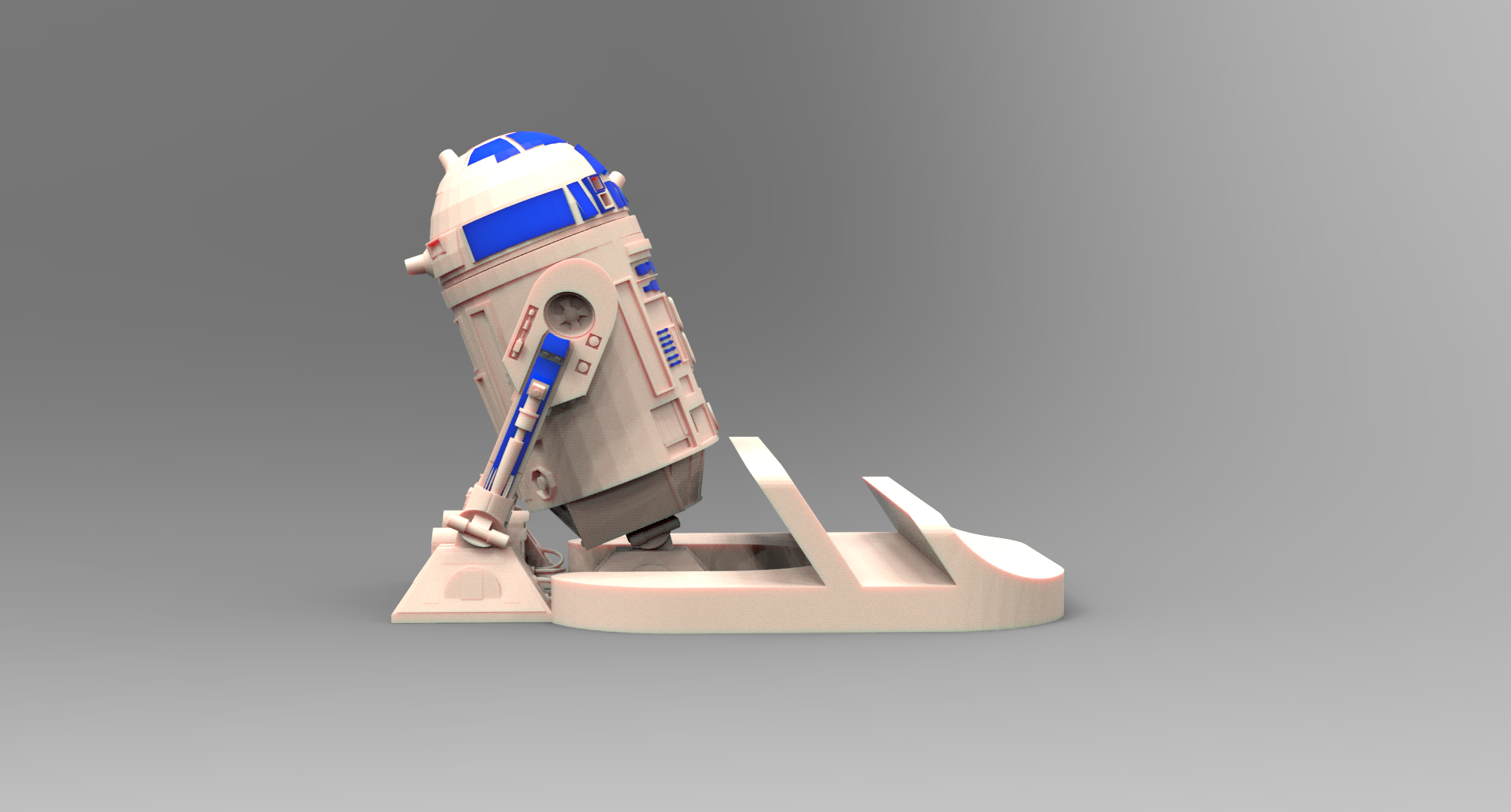 Modèle d'imprimante 3D R2D2